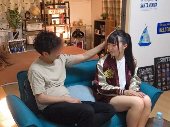 【黒髪ポニテJDを自宅で誘惑】『緊張する…』22歳素人女子を口説いてパコパコ濃厚セックス！緊張から快感へ…ウブな女子が乱れる瞬間を激撮！♡